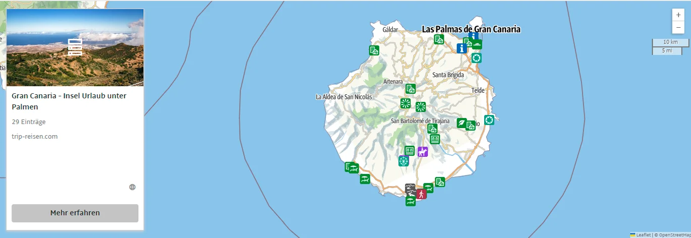 Gran Canaria - alle Infos auf GranCanariaFerienwohnung  - alles auf einer Karte
